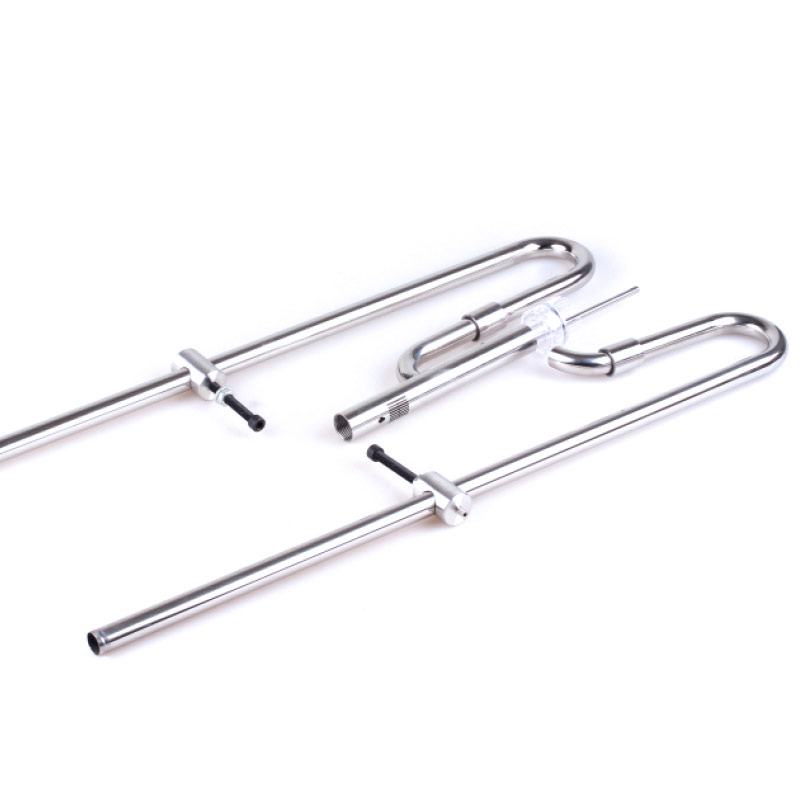 Stainless steel inlet and outlet